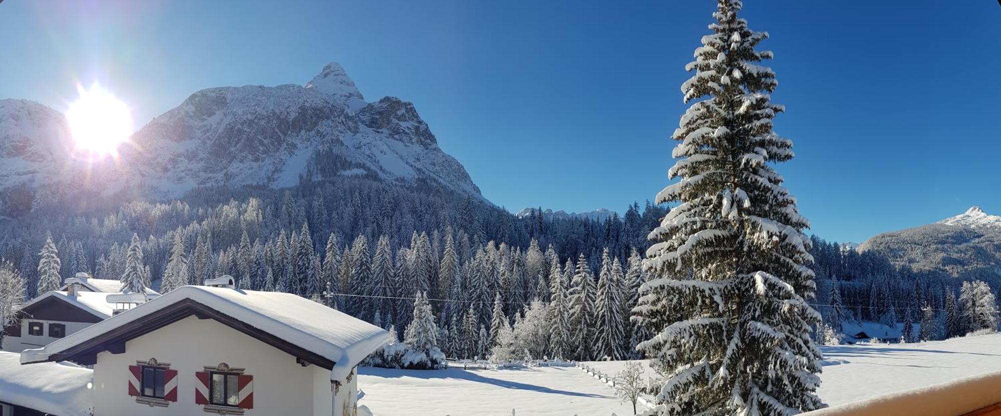 Gaestehaus Schoeneweiss Ehrwald Kültér fotó